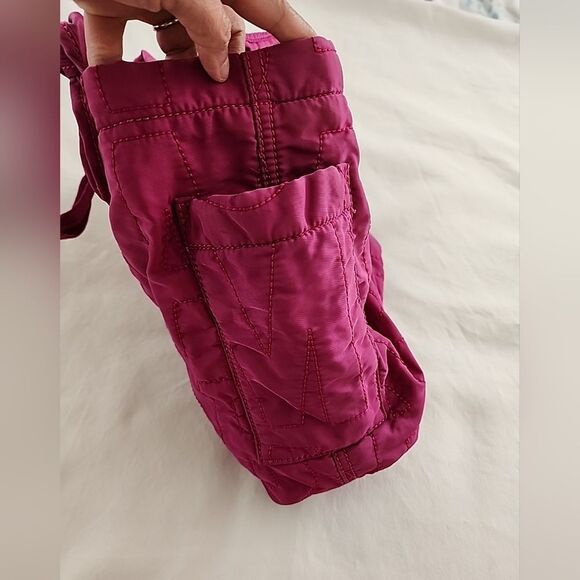 Marc by Marc Jacobs Tote Bag Pink Fuchsia Workwear Everyday Essential Quilted - Picture 10 of 14